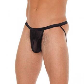 Minim Homme Jockstrap Transparent Noir