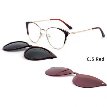 Ceofy Women's Polarized Cat Eye Sunglasses 3 In 1