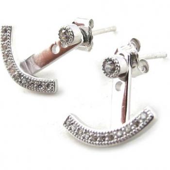 Elegante Sissi Silberohrringe