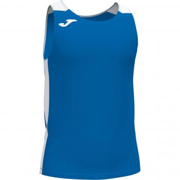 Canottiera Joma Record II spalline blu bianco