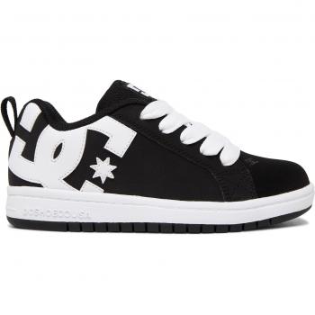 DC Court Graffik Boys & Girls Trainers – Black/White (UK 12.5)