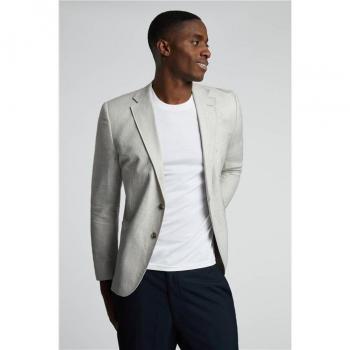 Limehaus Pale Grey Men's Blazer – Patch Pocket, Slim Cut