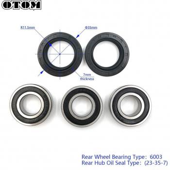 Juego de Cojinetes para Rueda delantera y trasera Moto Honda CRF