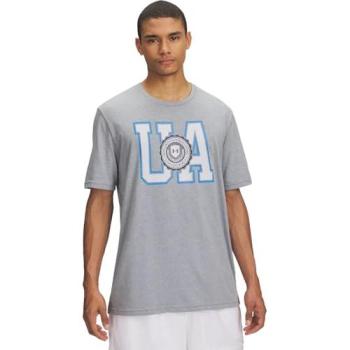 Under Armour Men’s Short Sleeve Grey College Crest Top