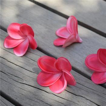 Artificial Black Plumeria Flower Heads