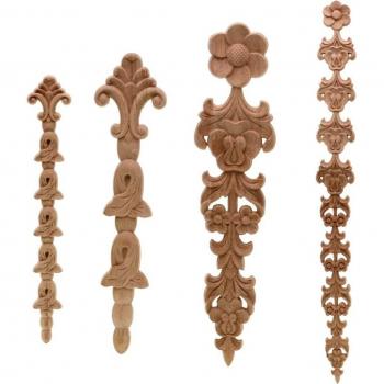 Wooden Miniature Corner Applique Figurine