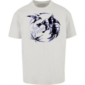 T-Shirt F4NT4STIC Wolf-Logo aus The Witcher Gr. XXL, grau (lightasphalt)