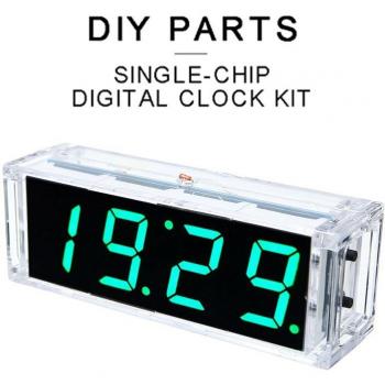 DIY 4-Digit LED Clock with Light Control