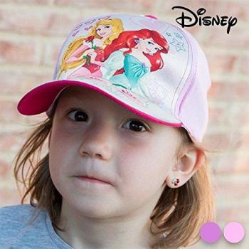 Cappello principessa Disney rosso pastello per neonati