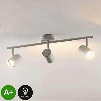 ELC Tomoki White Metal Ceiling Light