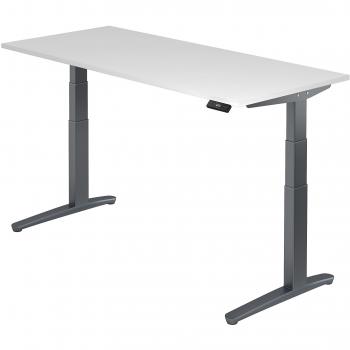Hammerbacher Sitz-Steh-Schreibtisch 180 x 80 cm Elektroantrieb 2-stufig Höhe 65