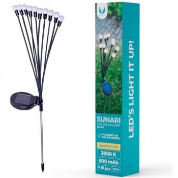 SUNARI Solar Firefly – LED‑Gartenbeleuchtung, 3000 K