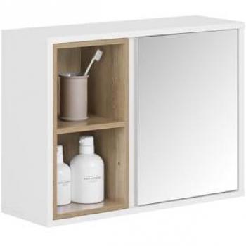 White Bathroom Wall Mirror Cabinet