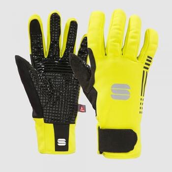 Luvas Longas Sottozero Sportful PrimaLoft Amarelo/Preto M