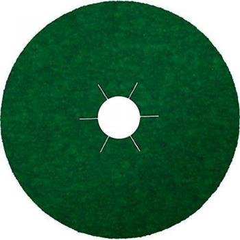 Klingspor FS966 180 × 22 mm Ceramic Fibre Discs – Grain 60, Starhole (Bundle of 12)