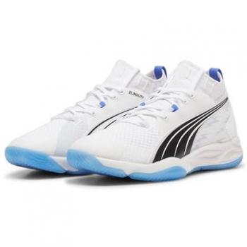 Trainingsschuh PUMA Eliminate NITRO™ SQD Handballschuhe Erwachsene Gr. 44, weiß