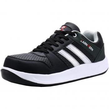 White & Black LARNMERN LM‑126 Work Sneakers