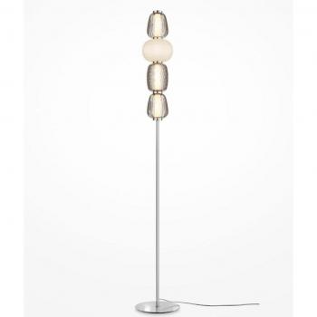 Luz de Ambiente Maytoni Pattern LED Cromado Blanco con Panel Gris