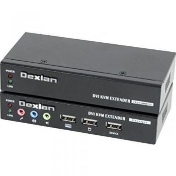 Switch KVM DVI/USB avec rallonge Cat5, DEXLAN, 50 m
