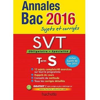 Annales 2016 Svt Ts