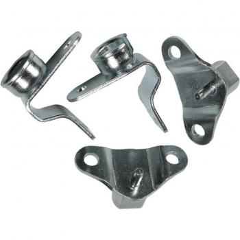 4-Piece Tailgate Hinge Assembly for Chevy Silverado GMC Sierra 1999-2006