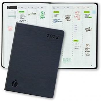 A5 Inamio Annual Planner with 24‑hour View