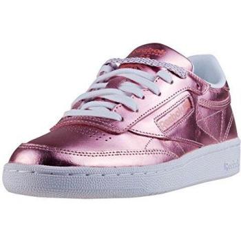 Reebok Damen Club C 85 S Shine Tennisschuhe, Pink (Copper/White 000), 36 EU