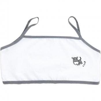 Sujeta Pechos de Algodón para Niñas con Diseño de Cebra