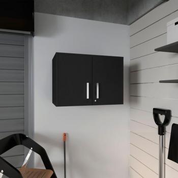 Cyrus Tuhome: Mueble Despensa con 3 Estantes (Negro)
