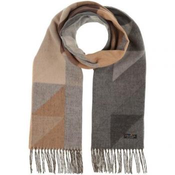Écharpe en cachemire gris à la mode