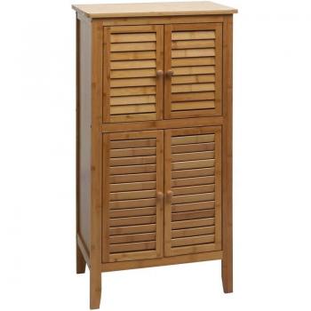 Design Bambu 669 – Armadio a Listelli 4 Ante (100×50×30 cm)