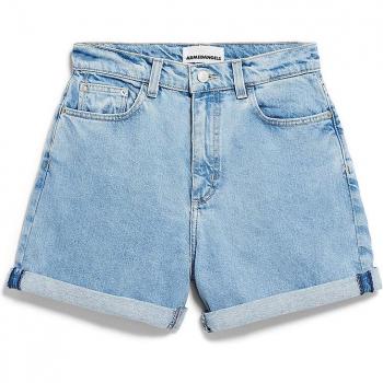ARMEDANGELS SHEAARI – Frauen‑Jeansshorts, Hanf‑Baumwollmischung, blau², 25