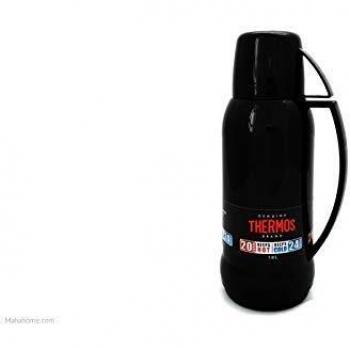 SustainSip 1‑Liter Vacuum Flask – Slate/Indigo