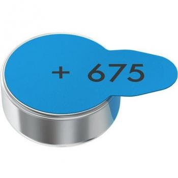 VARTA Hörgerätebatterien Typ 675, 6er-Blister-Pack