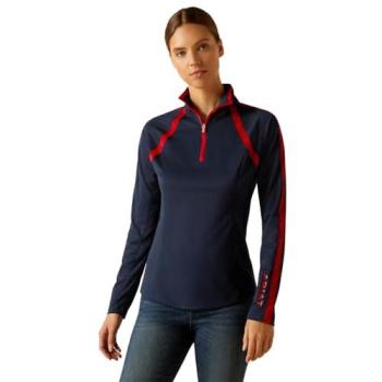 Women’s Sunstopper 3.0 XL Blue Zip Base Layer
