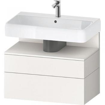 Duravit Qatego Waschtischunterschrank, 2 Auszüge, 79x47x59cm, Nische