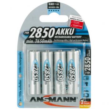 Accumulateurs AA NiMH 2850 mAh 1,2 V