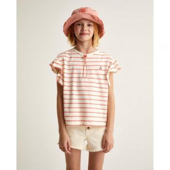 Camiseta de niña Scalpers en algodón a rayas