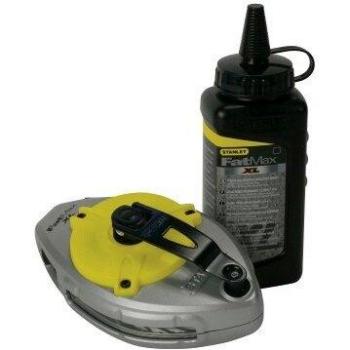 Stanley FATMAX PRO Schlagschnur-Set mit 125g schwarzer Kreide