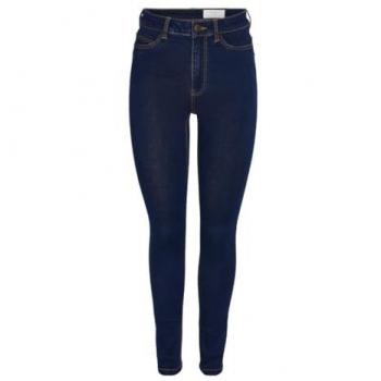Jeans Callie Noisy May A Vita Alta Skinny Blu Scuro 27