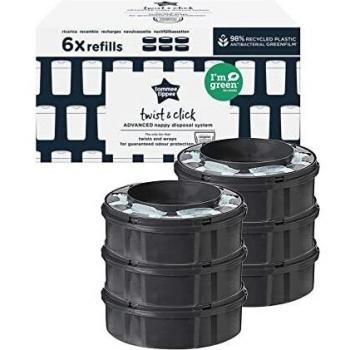 Müllsäcke Tommee Tippee Twist & Click 6 Stück