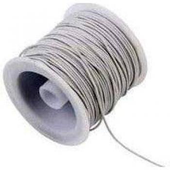 Elastic Craft Cord – 250 m, 1 mm, White