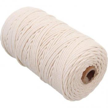 Fibre de Coton Macramé 2 mm, 200 m – Décoration Intérieure