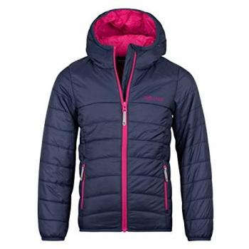 Trollkids Chaqueta Eikefjord roja con detalle negro para niños
