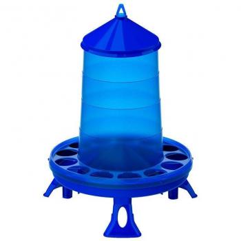 Regalatore Blu 4 Kg – Mangiatoia per Polli in Plastica