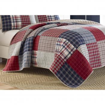 Standard Red/Blue Nautical Quilted Cotton Garment