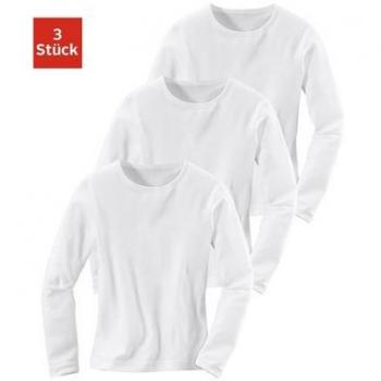 H.I.S Unifarbenes Langarmshirt für Kids