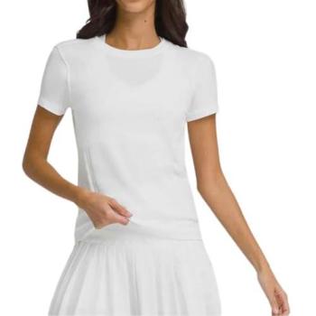 Wilson Pro White Women's Short Sleeve Seamless Tee – M