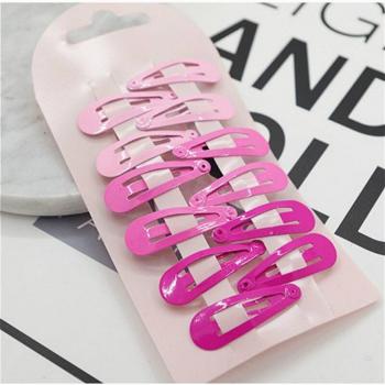 10 PCS Charming Heart Metal Hair Clips