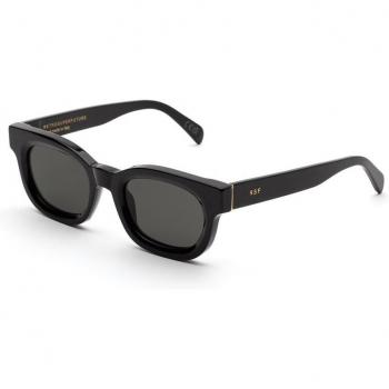 Retrosuperfuture Unisexo DeJ siempre negro Gafas de sol Acetato Negro Gris Panthos Normal